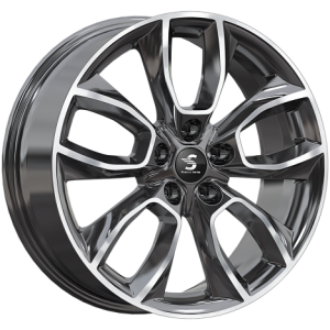 R18 7j 5×114.3 dia 67.1 ET38 KP001 (Outlander) KP001-00 Diamond black Gris 82180