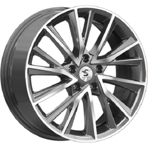 R18 7.5j 5×114.3 ET45 dia60.1 KP010 diamond gloss graphite 79194