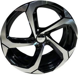 R18 8j 5×114.3 CB73.1 ET35 FF213 Gloss black+maching face